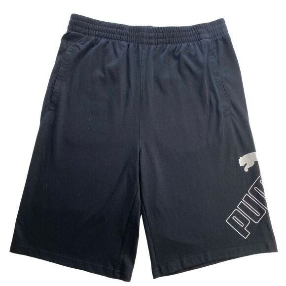 PUMA BOYS XLARGE BLACK SHORTS - Picture 1 of 7